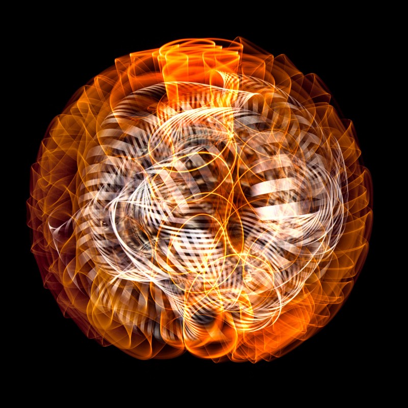 Lightplanets Lightpainting Venus