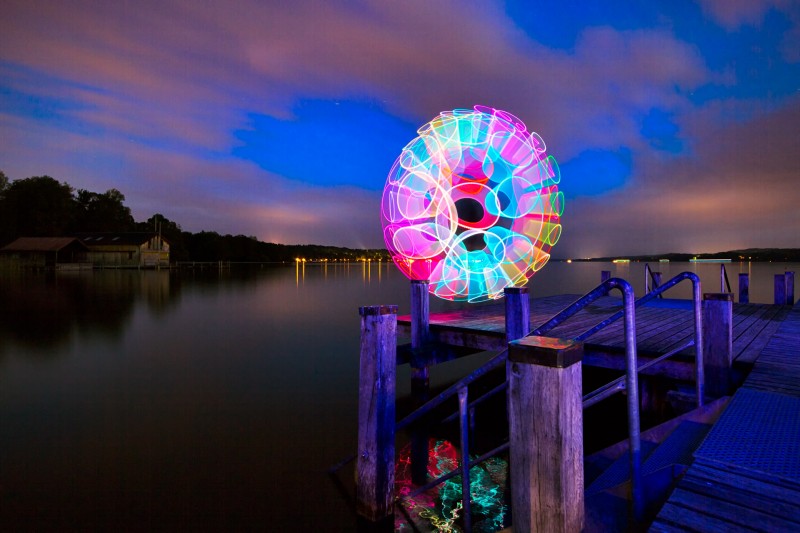 Light painting by Lumenman