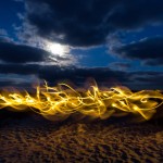 Wir sehen, wie die Zeit versinkt